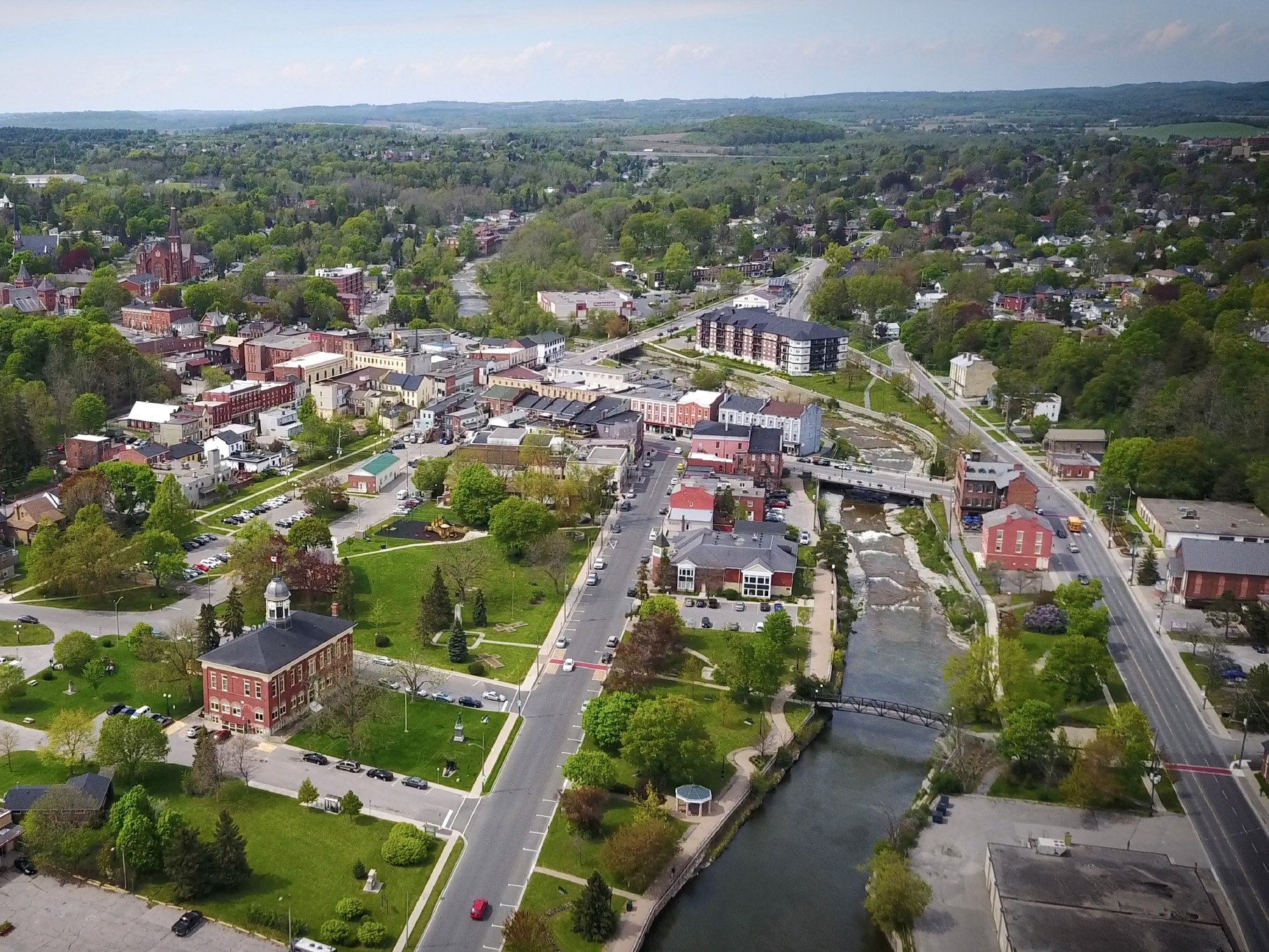 Aerial of Port Hope